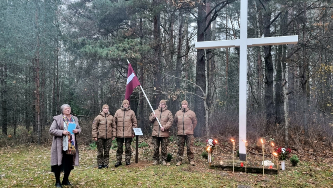 Vārkavā norisinājās Lāčplēša dienai veltīts pasākums 