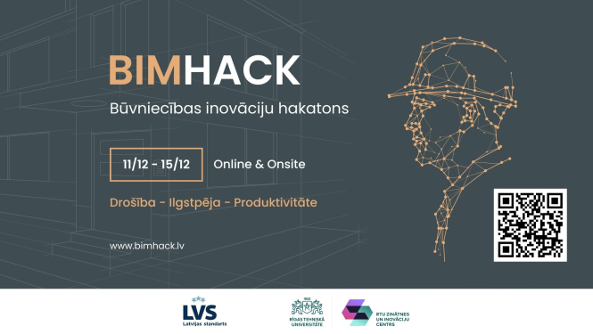 Otro gadu RTU notiks būvniecības inovāciju hakatons "BIMHack"
