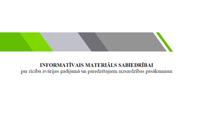 Informatīvais materiāls par rīcību avārijas gadījumā dabasgāzes pārvades sistēmas objektos un paredzētajiem aizsardzības pasākumiem