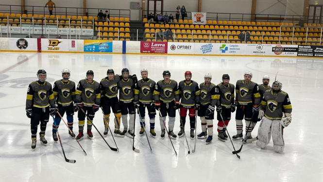 Preiļu hokeja komanda rezultatīvi aizvadījusi šī gada pēdējo spēli