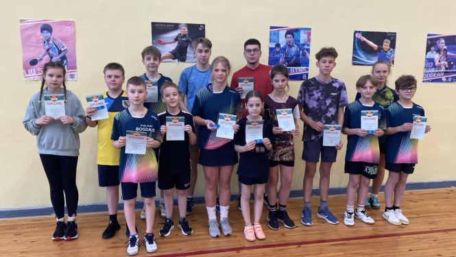 Aizvadīts 2. posms skolu sacensībās galda tenisā