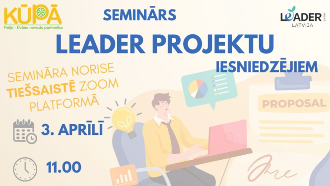 Seminārs LEADER projektu iesniedzējiem