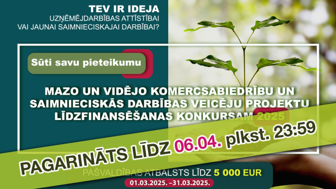 Preiļu novada pašvaldība izsludina projektu konkursu mazo un vidējo komercsabiedrību un saimnieciskās darbības veicēju projektu līdzfinansēšanai