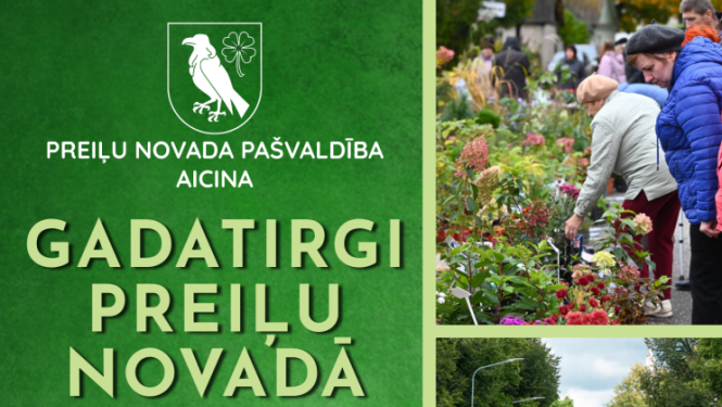 Gadatirgi Preiļu novadā 2026. gadā