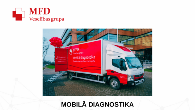 Mobilā diagnostika Preiļos - mamogrāfija un rentgens