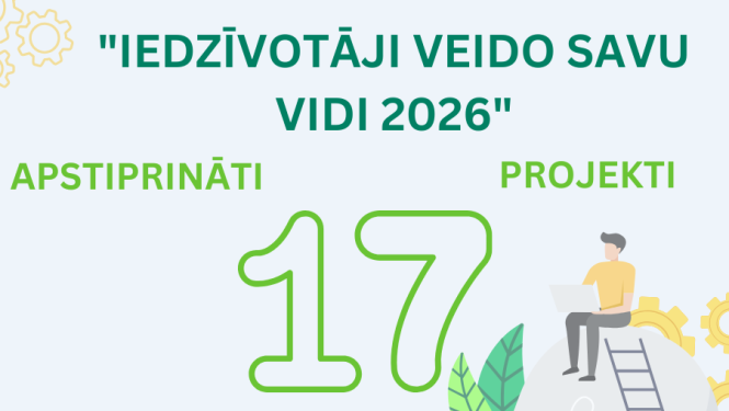 Mazo grantu projektu konkursā Preiļu novadā apstiprināti 17 projekti