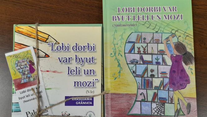 Aizvadīti grāmatu “Lobi dorbi var byut leli un mozi” (Naaizmērstule) atklāšanas svētki