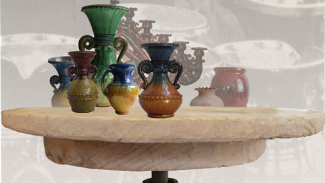 Ekspozīcija MŪŽS VIRPAS APĻOTS Polikarpa Čerņavska keramikas mājā