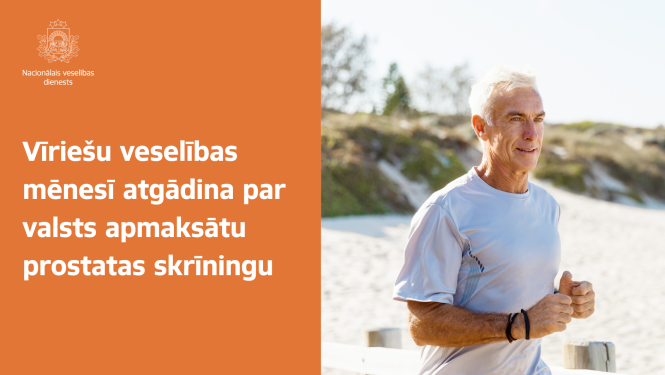 Vīriešu veselības mēnesī atgādina par valsts apmaksātu prostatas skrīningu