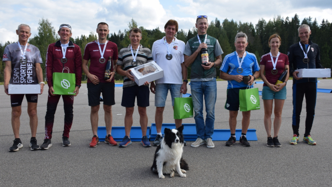 Preiļu novada vecmeistari gūst uzvaras biatlonā