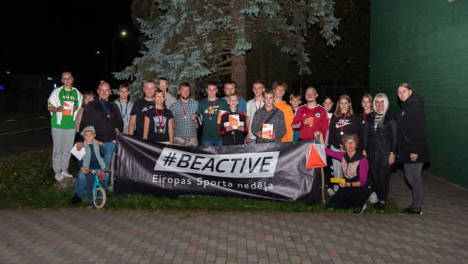 Riebiņos aizvadītas piektās nakts orientēšanās sacensības