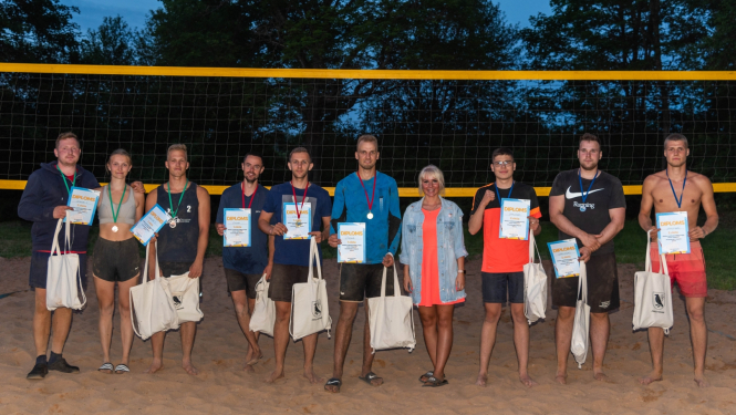 Jauniešu volejbola turnīrs Riebiņos