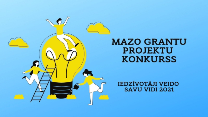 baneris mazo grantu projektu konkurss