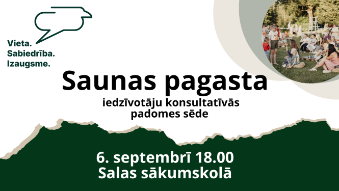 Saunas pagasta iedzīvotāju konsultatīvās padomes sēde