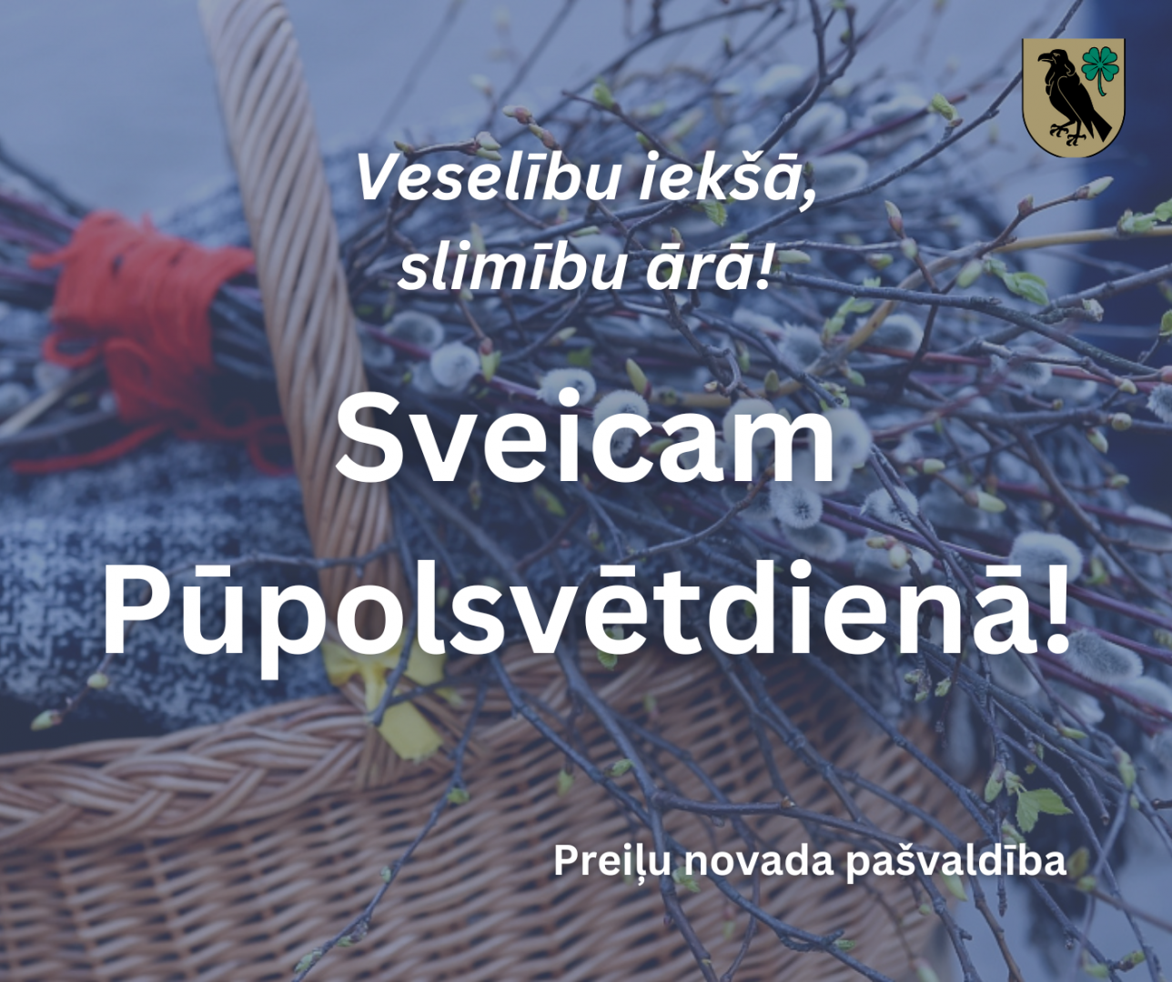 Sveicam Pūpolsvētdienā!