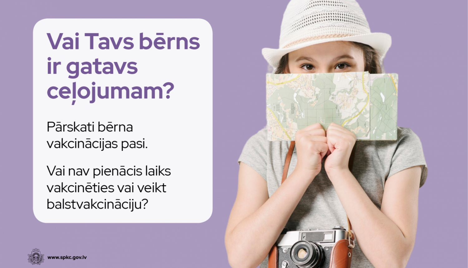 SPKC atgādina pārliecināties par bērnu vakcinācijas statusu