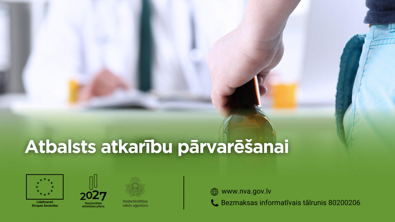 NVA piedāvā atbalstu bezdarbniekiem, kuriem atrast darbu traucē atkarības problēmas