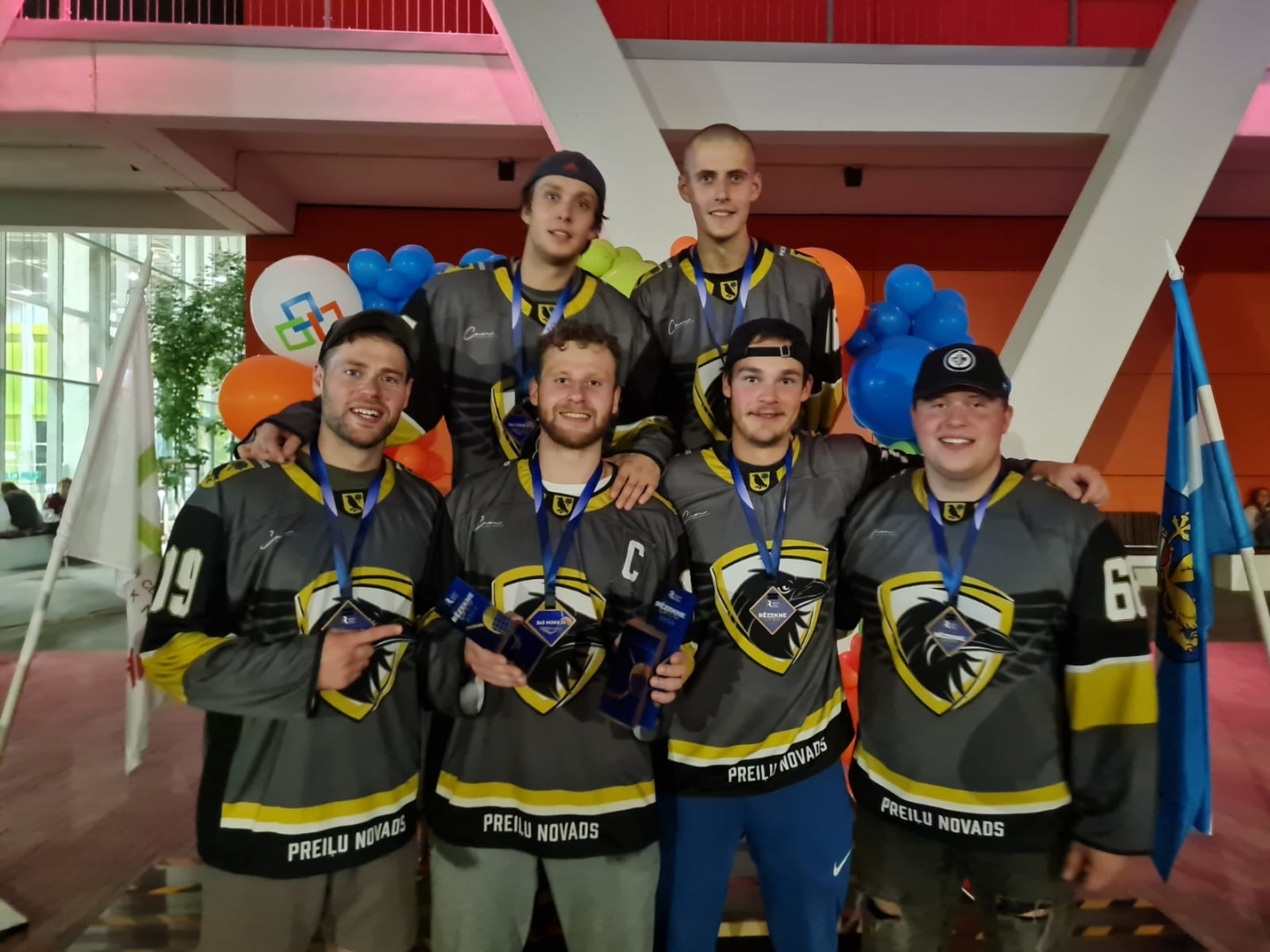 Preilieši izcīna pirmo vietu 3x3 hokeja turnīrā Rēzeknē