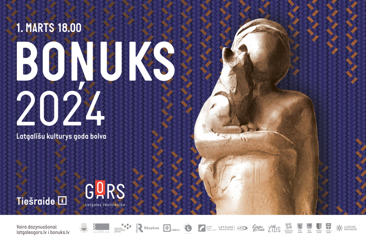 Noskaidroti Latgaliešu kultūras gada balvas “Boņuks 2024” nominanti