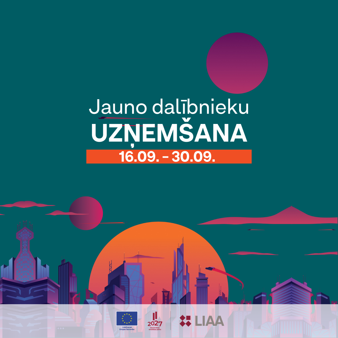 Rudens uzņemšana inkubācijas programmā norisināsies līdz 30. septembrim