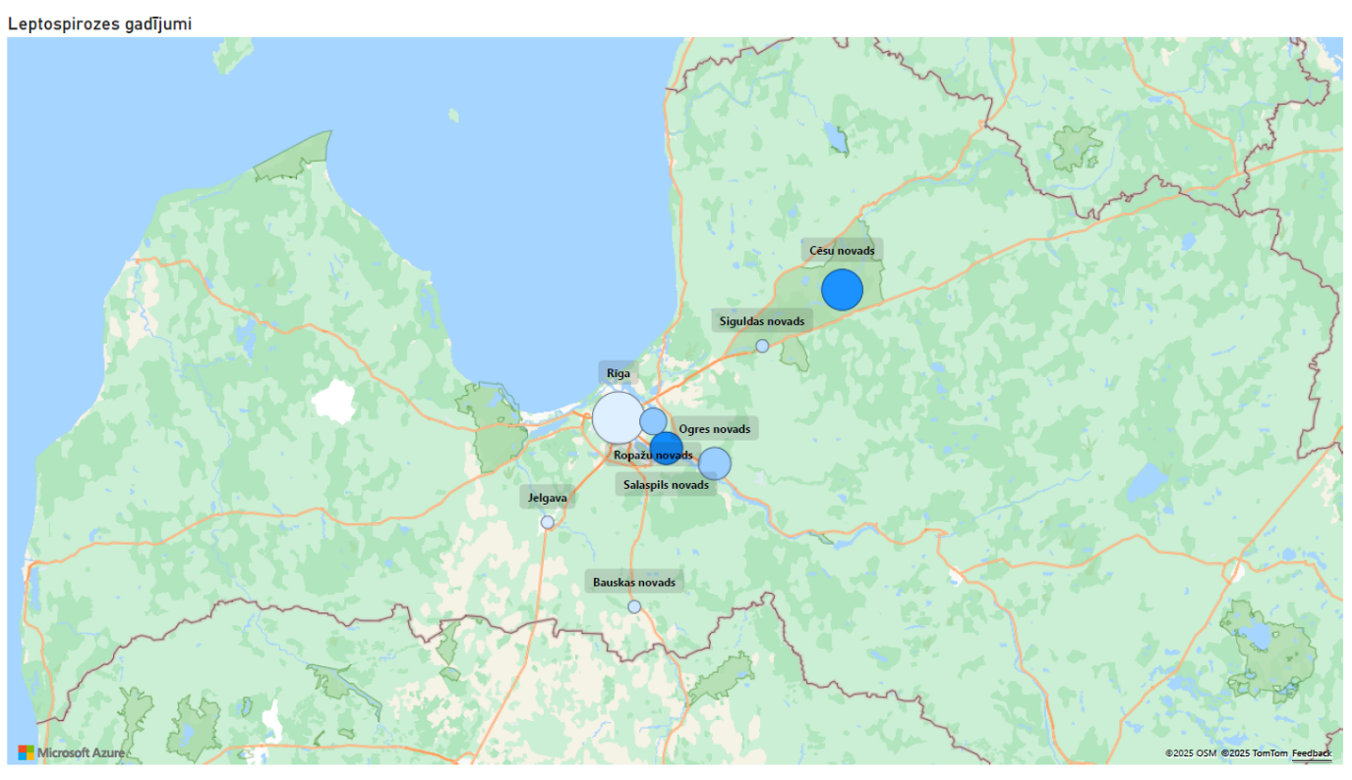 Par leptospirozes saslimstības pieaugumu un profilakses pasākumu nepieciešamību