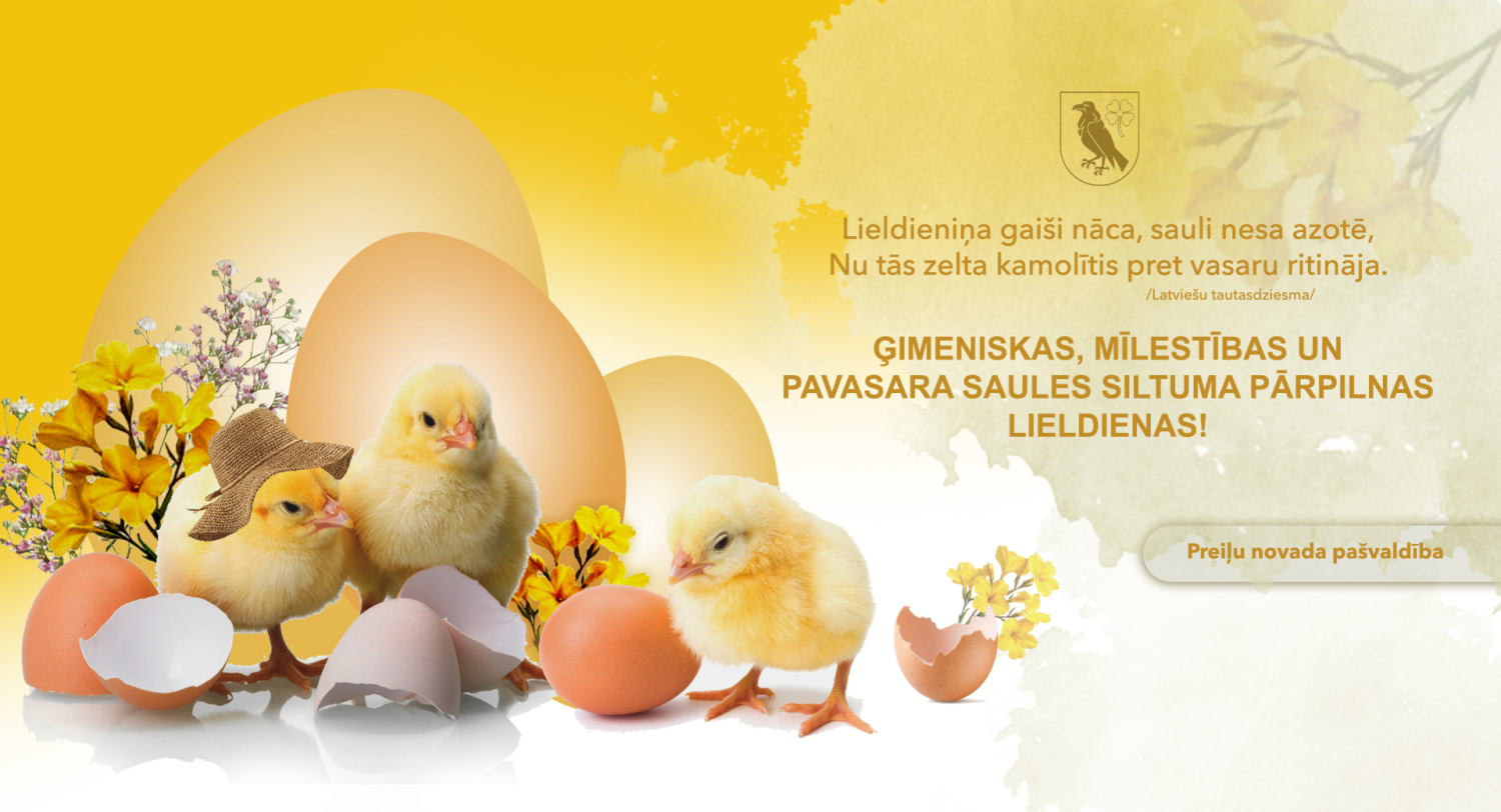 Priecīgas Lieldienas!