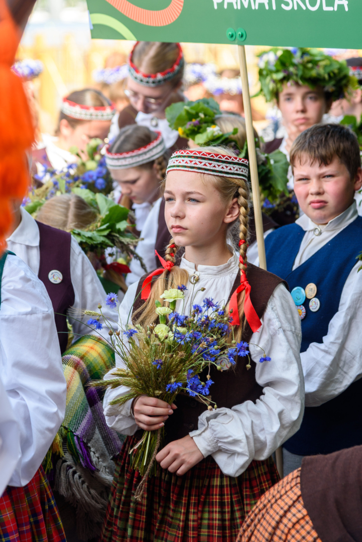 XIII Latvijas Skolu jaunatnes dziesmu un deju svētki: Svētku gājiens 