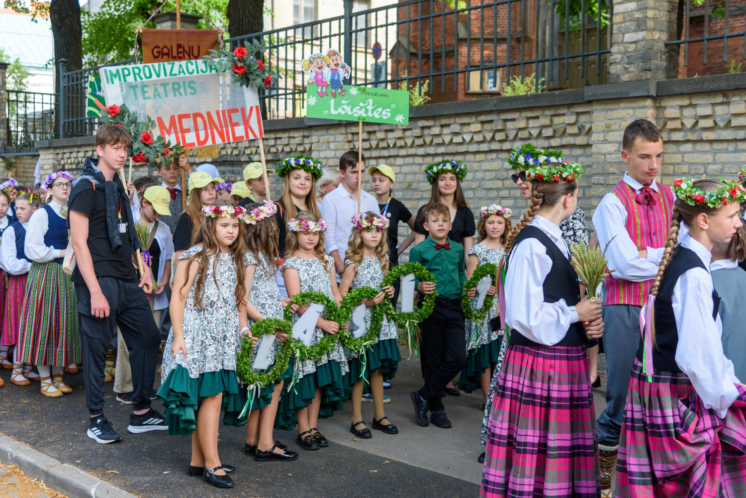 XIII Latvijas Skolu jaunatnes dziesmu un deju svētki: Svētku gājiens 