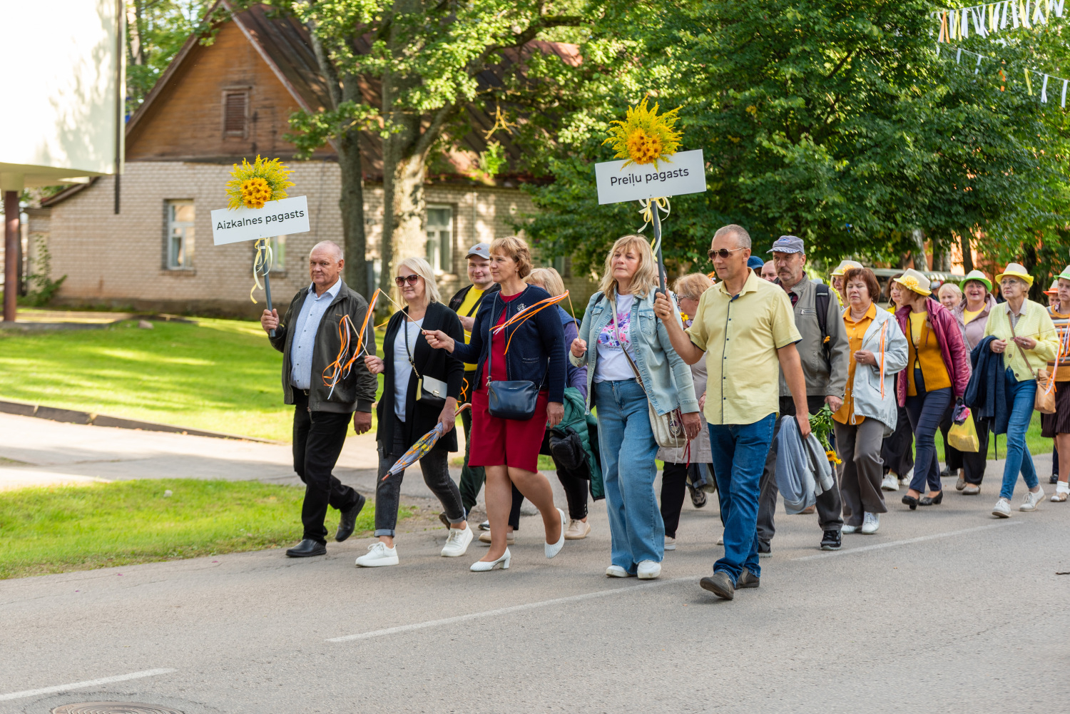 Preiļu pilsētas svētku gājiens “Pievieno sev sauli!”