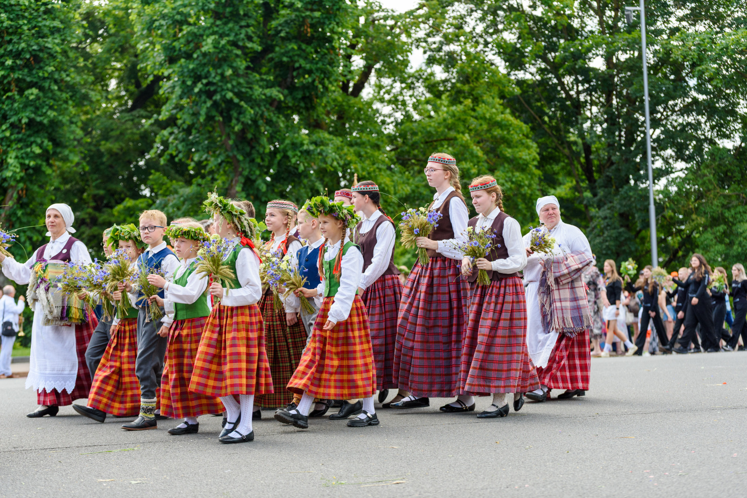 XIII Latvijas Skolu jaunatnes dziesmu un deju svētki: Svētku gājiens 