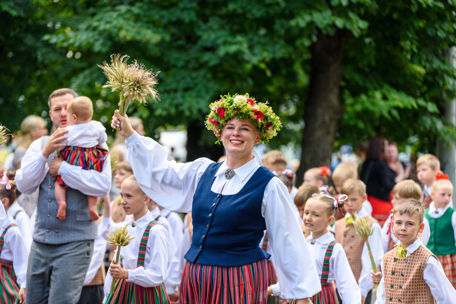 XIII Latvijas Skolu jaunatnes dziesmu un deju svētki: Svētku gājiens 