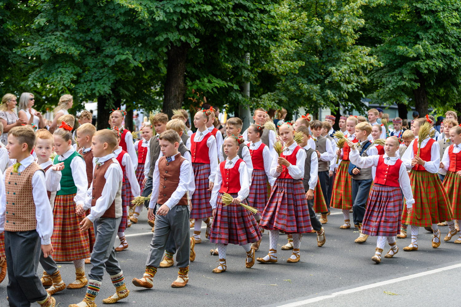 XIII Latvijas Skolu jaunatnes dziesmu un deju svētki: Svētku gājiens 
