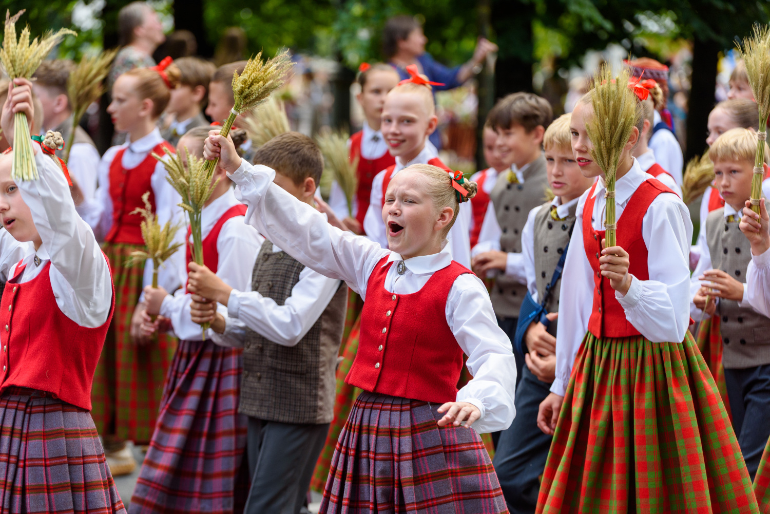 XIII Latvijas Skolu jaunatnes dziesmu un deju svētki: Svētku gājiens 