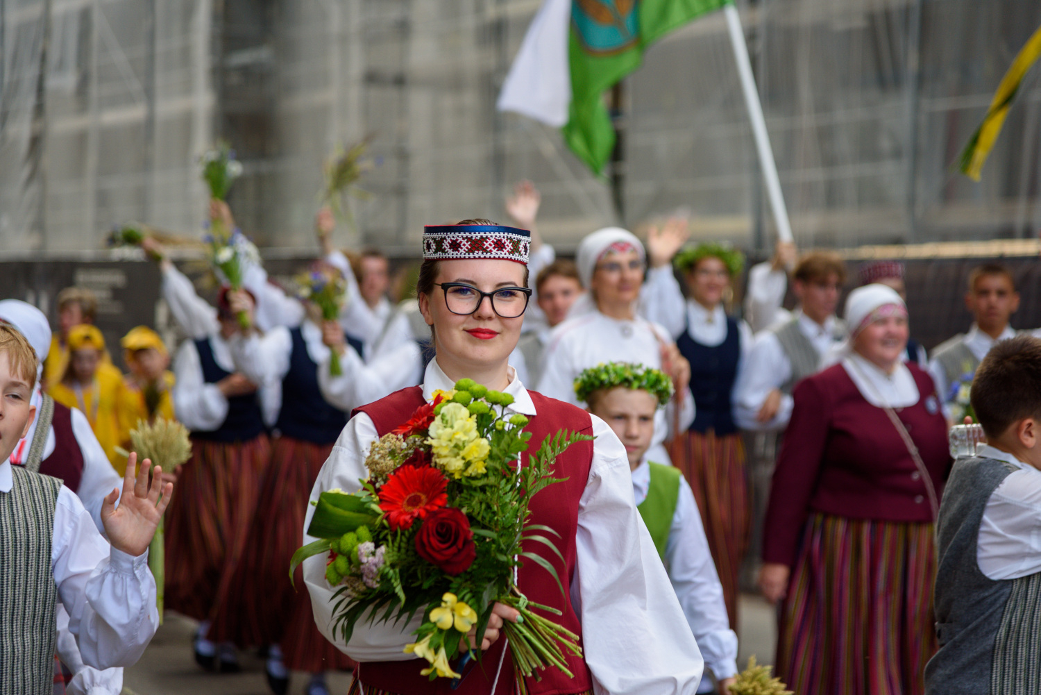 XIII Latvijas Skolu jaunatnes dziesmu un deju svētki: Svētku gājiens 