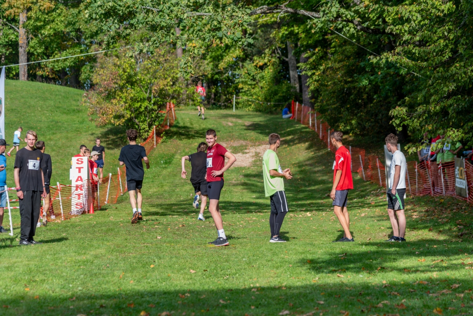 Latvijas skolēnu 77. spartakiāde rudens krosa stafetes