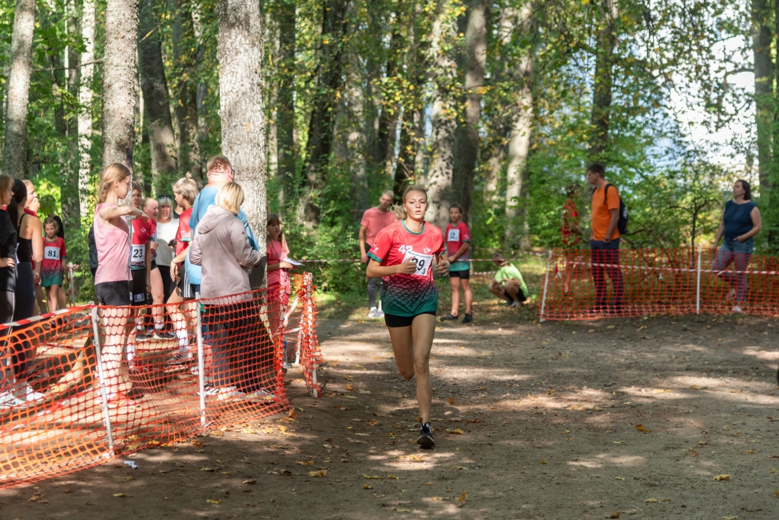 Latvijas skolēnu 77. spartakiāde rudens krosa stafetes