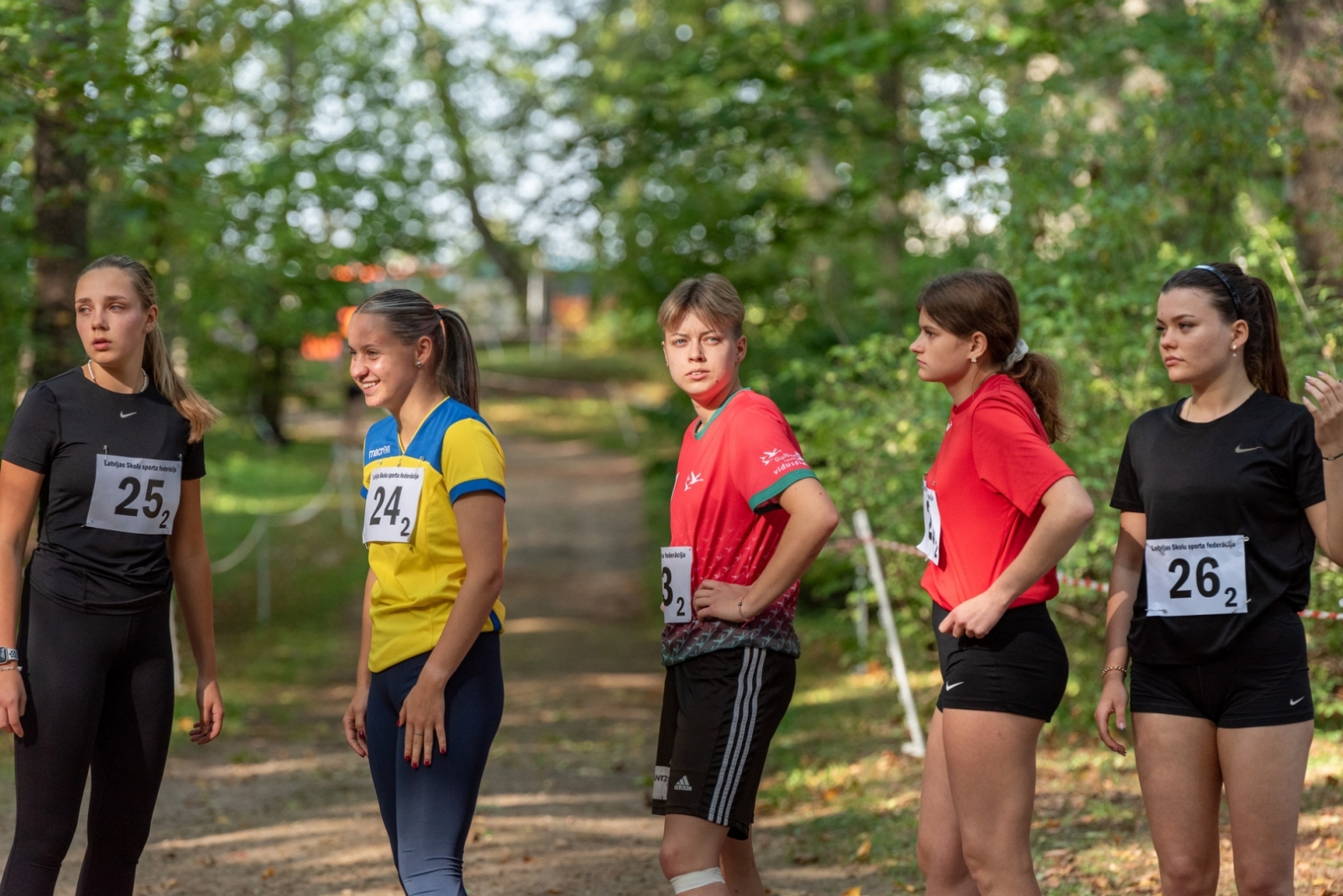 Latvijas skolēnu 77. spartakiāde rudens krosa stafetes