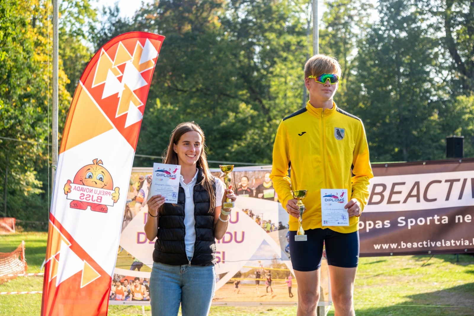 Latvijas skolēnu 77. spartakiāde rudens krosa stafetēs