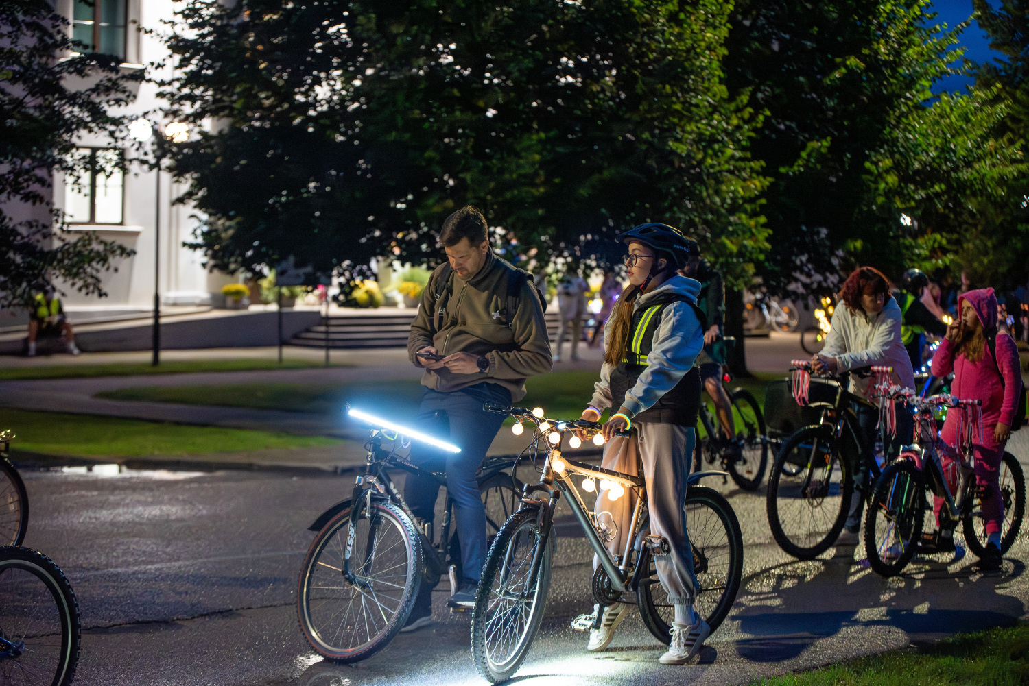 Velo reivs Preiļu pilsētas ielās