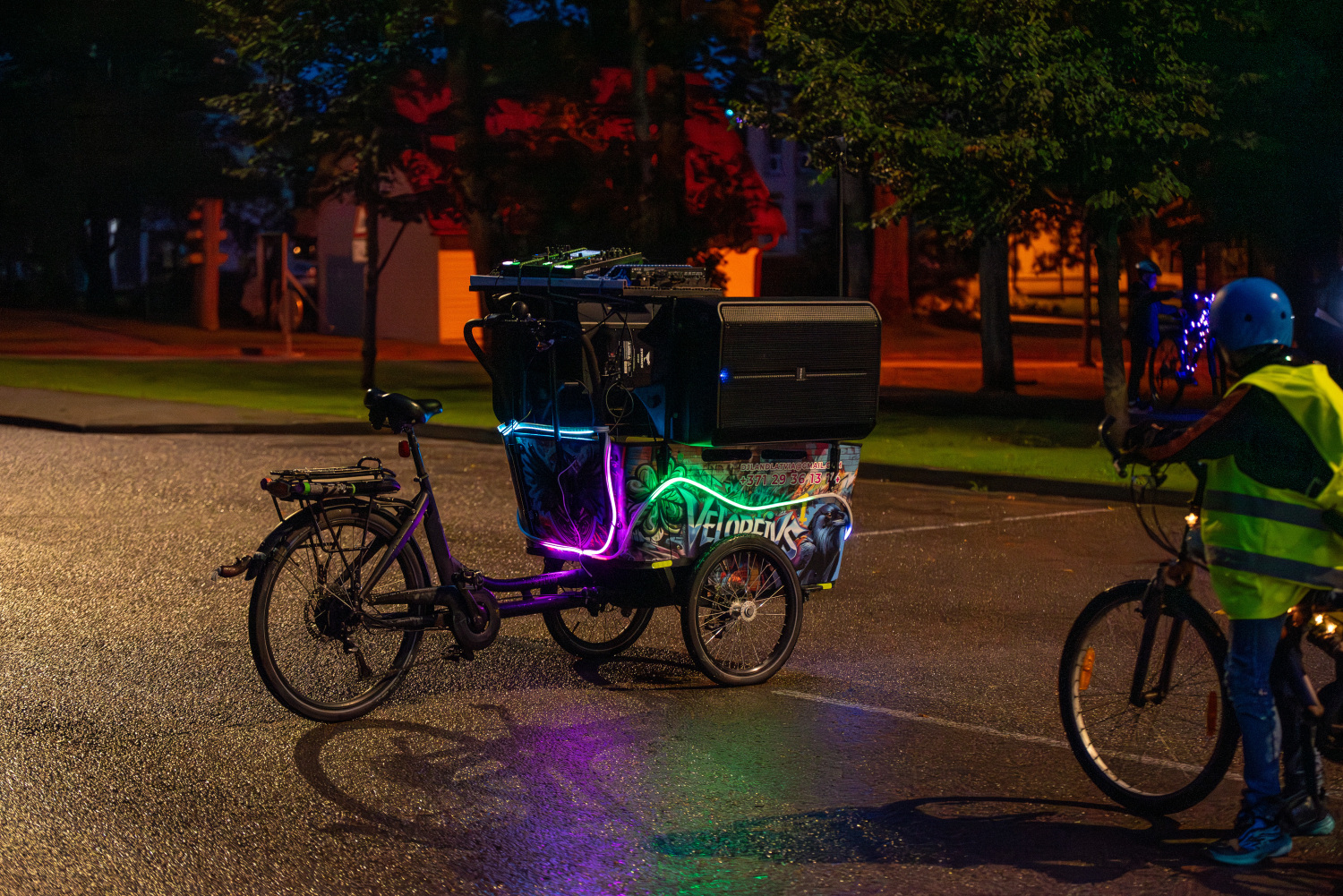 Velo reivs Preiļu pilsētas ielās