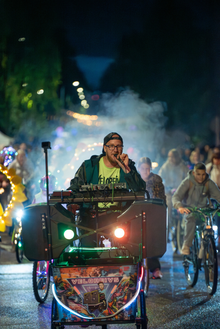 Velo reivs Preiļu pilsētas ielās