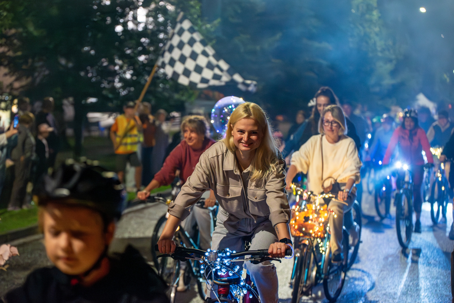 Velo reivs Preiļu pilsētas ielās