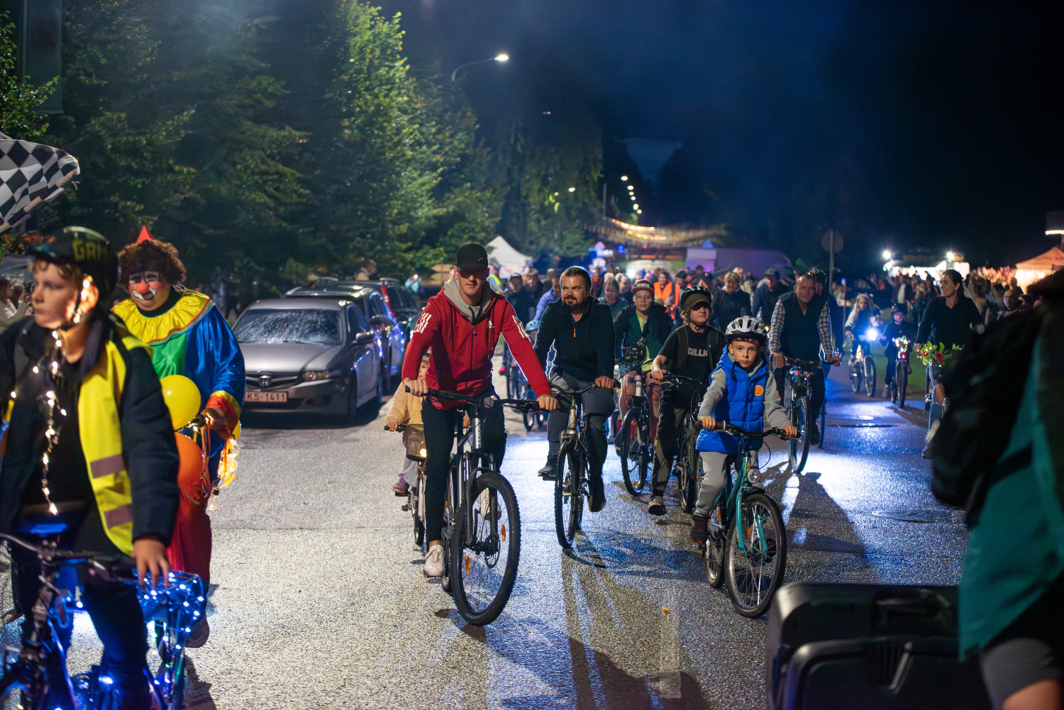 Velo reivs Preiļu pilsētas ielās