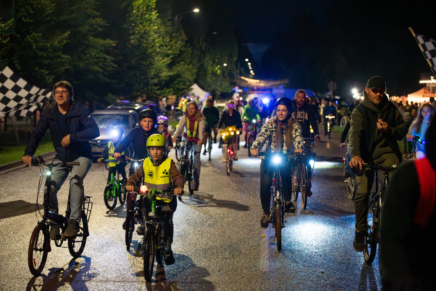 Velo reivs Preiļu pilsētas ielās