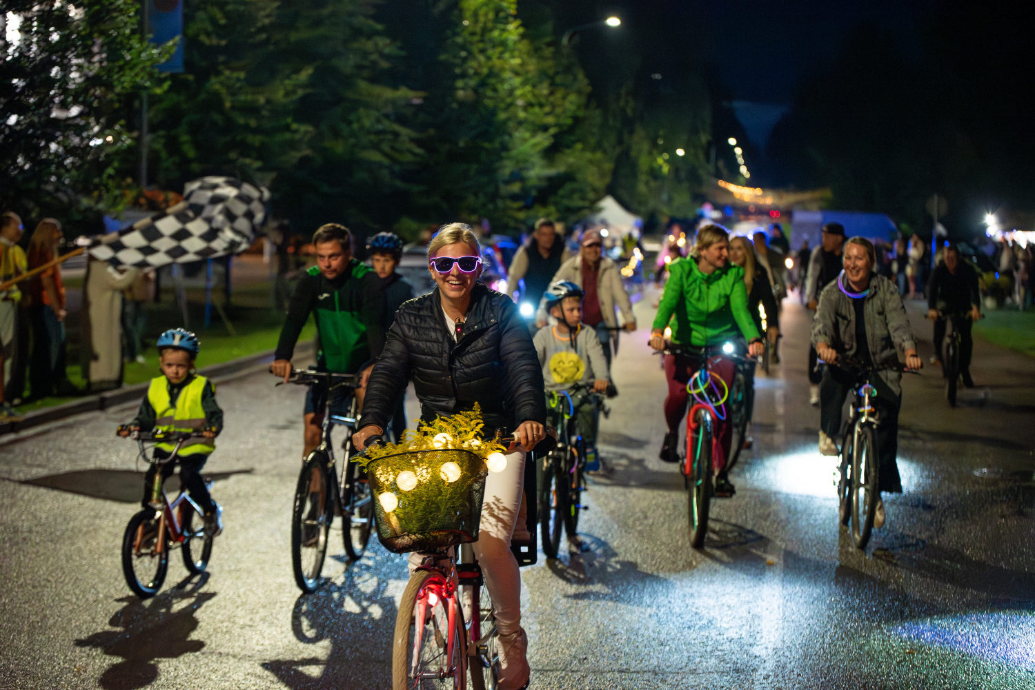 Velo reivs Preiļu pilsētas ielās