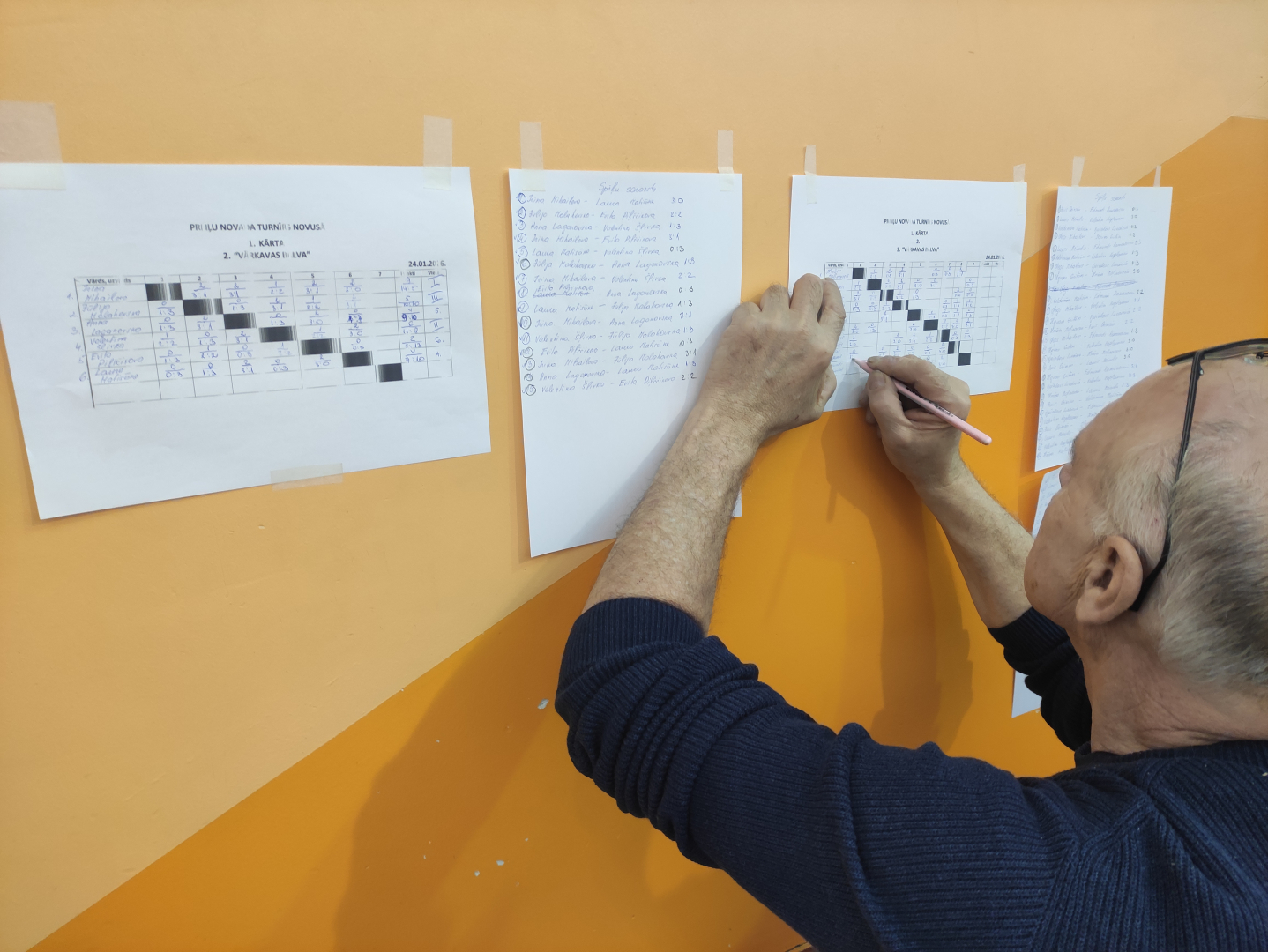 Novada novusa spēlētāji tiekas Vecvārkavā