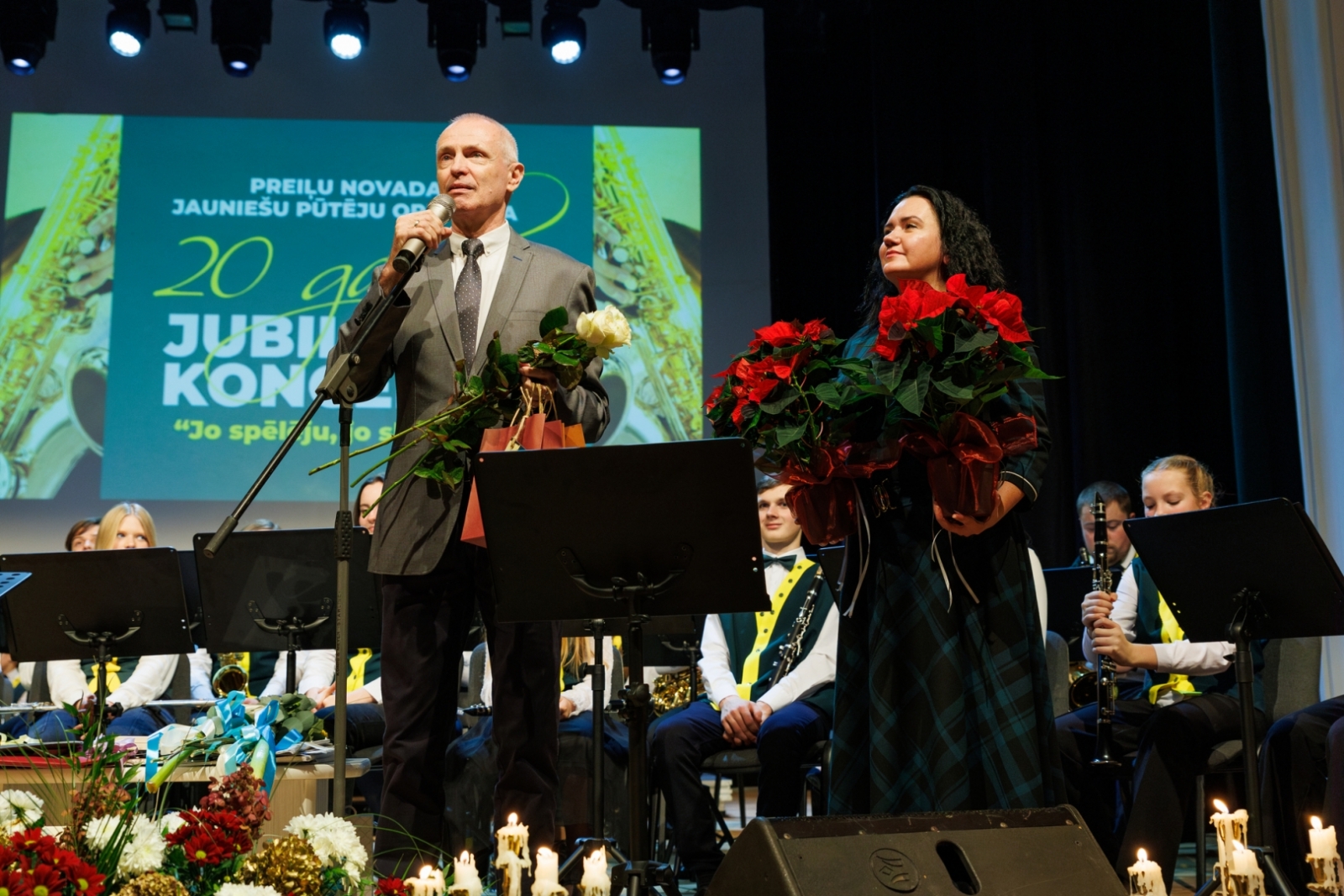 Preiļu novada Jauniešu pūtēju orķestra 20 gadu jubilejas koncerts "Jo spēlēju, jo skanēja"