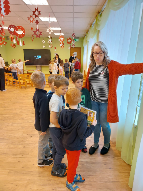 Preiļu PII “Pasaciņa” piedalījās nodarbībā “Drošības ekspedīcija”