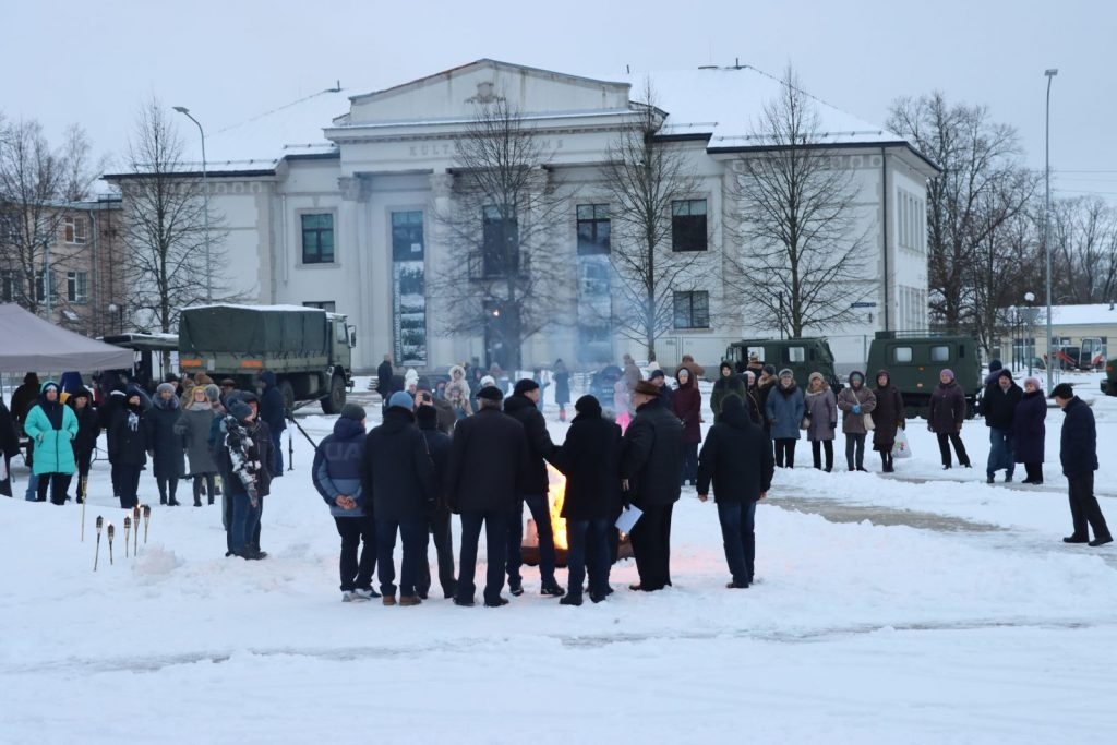 Preiļos piemin 1991. gada janvāra barikāžu notikumus