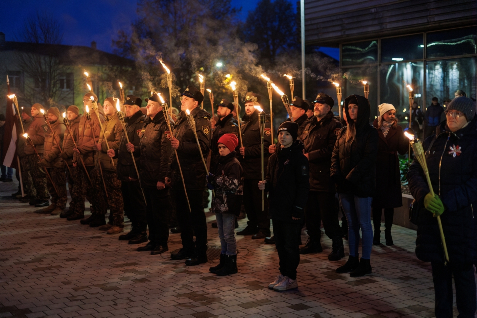 Lāčplēša dienas lāpu gājiens Preiļos